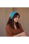Women's Hand-Knitted Metal Sequin Detailed Mesh Bandana Hair Accessory - 3