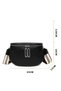 Women's Leather Shoulder Bag, Crossbody Bag, Waist Bag - 7