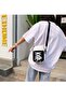 Women Shoulder Crossbody Bag Multifunction Phone Diagonal Bags with Adjustable Strap Sneaker Shape Black - 3