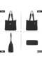 Tote Bags for Women, Waterproof Nylon Shoulder Bag, Large Capacity Lightweight Handbag for School Gym Workout Shopping Travel Daily Use - 6