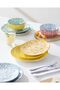 Selene 12-Piece Dinnerware Set for 4 People, Pastel Porcelain Tableware Set - 7