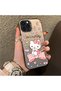 iPhone 15 Pro Compatible Hard Acrylic Back Silicone Edge Lens Protection Case - 3