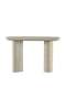 Nordic Console Table for Living Room - Stylish Beige/White Engineered Wood Furniture - 6