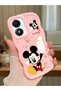 Vivo Y02S Compatible Case Camera Protective Pink Silicone Couple Phone Case Cute Pattern