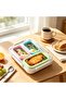 3 Compartment Stainless Steel Lunch Box with Thermal Carrying Bag, Leak-Proof Seal, 304 Steel Compartment Food Container - 5