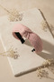 Knitted Patterned Knot Detailed Pink Women's Hair Band Buckle - 5