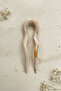 Patterned U-Shaped Hair Fork Clip Stylish and Practical Hair Accessory for Women - 5