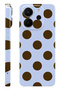 Xiaomi Redmi Note 14 Coffee Polka Dot Protect Slim Glossy Full Print Camera Protected Phone Case