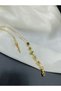 Special Y Design Steel Necklace with 7 Elements of Colorful Zircon Stones - 4