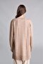Regular Fit Crew Neck Knitwear Beige Tunic H3431Az26Au - 4