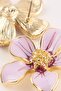Women's Flower Shaped Earrings H9975Axns - 4