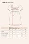 Women's Pink Knitted Seersucker Textured Regular Fit Sweetheart Neck Half Balloon Sleeve Shirred Skirt Detailed Above Knee Dress Aubrey - 6