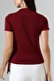 Women's Sandy Buckle Draped Blouse - 8