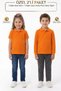 Children's Unisex Poloyaka Long-Short Sleeve Set of 2 School T-Shirts (Back to School)-Bs