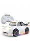 Mini Multi-Functional RC Dream Racing Car with Follow and Escape Mode, Remote Control Toy Vehicle with Obstacle Sensor, Ages 3+, White and Black - 3