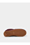 Burgundy Suede Look Lace-Up Sneakers - 6