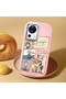 Mi 13 Lite Compatible Shock-Absorbing Camera Protected Pink Silicone Case - 2