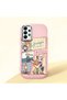 Pink Silicone Case with Shock-Absorbing Camera Protection Compatible with Samsung Galaxy A73