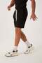 Men's 2-Piece Basic Shorts Set Black Soft Green Casual Sports Combed Cotton Shorts - 2