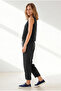 Women's Smoked Top Blouse with Bottom Pockets Pants Soft Textured Set Tkm-19000411 - 4
