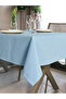 Tablecloth 130 cm X 170 cm Baby Blue Color - 2