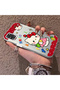 Samsung Galaxy A31 Compatible Silicone Edge Hard Back Case Couple Phone Case with Kitty Pattern - 2
