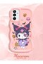 Samsung Galaxy M23 Compatible Case Camera Protector Pink Silicone Couple Phone Case Cartoon Pattern - 2