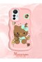 Mi 12 Lite Compatible Case Camera Protector Pink Silicone Couple Phone Case Kitty Pattern - 2