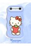 Tecno Pova Slim Compatible Case Camera Protector Blue Silicone Couple Phone Case Kitty Pattern - 2