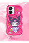 Vivo Y16 Compatible Case Camera Protector Red Silicone Couple Phone Case Cartoon Pattern - 2