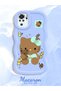 Poco M5S Compatible Case Camera Protector Blue Silicone Couple Phone Case Kitty Pattern - 2