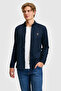 Men's Navy Blue Long Sleeve Basic Shirt 50322161-Vr033 - 3