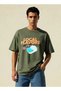Men Regular Fit Crew Neck Short Sleeves Graphic Print T-shirt - 5