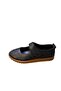 Women's Transparent Sole Perforated Top Strap Summer Ballerinas