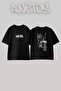 Drake for All the Dogs Design Printed Unisex Oversize Black Tshirt