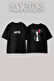 Eminem_26 Design Printed Unisex Oversize Black Tshirt