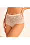Set of 3 - Full Briefs High Waist Lace Design - 6
