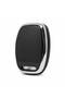 Honda Civic Fd6 Crv Accord 3 Button Silent Nano Key Case Cover Black Silver Color - 2