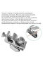 NEW 10Pcs Solar Mounting System Grounding Clip Lug Bracket Clamps Photovoltaic Support Parts - 2