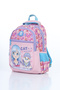 Vital Series Pink Blue Girl's Cat Anime Patterned Lunch and School Bag Set - 4