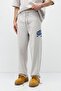 بدلة رياضية مطبوعة كبيرة الحجم باللون الرمادي الثلجي - 7