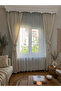 Curtain Background Curtain Natural Linen Bohemian Vibe Double Wing - 3