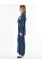 Brooch Detailed Double Suit Set Dark Navy Blue - 4