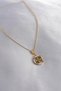 316L Steel Gold Color Flower Figure Women Necklace - 2