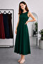 Sleeveless Undergarment Dress N8102 Emerald Green