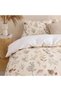 Herside Vintage Floral Duvet Cover Set Double 3 Pieces Soft Microfibre Botanical Flower Print Bedding Set - 6