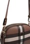 Dark Brown - Brown Plaid Women's Crossbody Bag Sp765 - 6