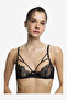 Women Reine Wired Black Lifting Bra - 3