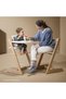 Tripp Trapp High Chair Baby Feeding with Tray - Includes Baby Chair, Baby Set 2 for Children 6-36 Months - Adjustable, Ergonomic & Easy to Clean - Natural with White Tray - 6