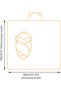 Hooded Baby Towels, Rayon Made from Bamboo, Soft Bath Towel with Bear Ears for Babies, Toddlers, Infants - Ultra Absorbent, Baby Shower Gifts for Boy and Girl - 4